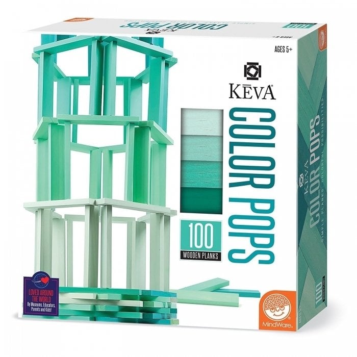KEVA Color Pops - Teal Deniz Mavisi